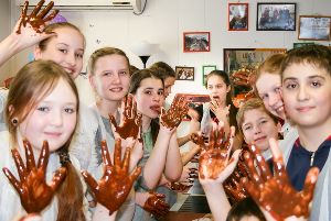 Детский МК по изготовлению шоколадных трюфелей